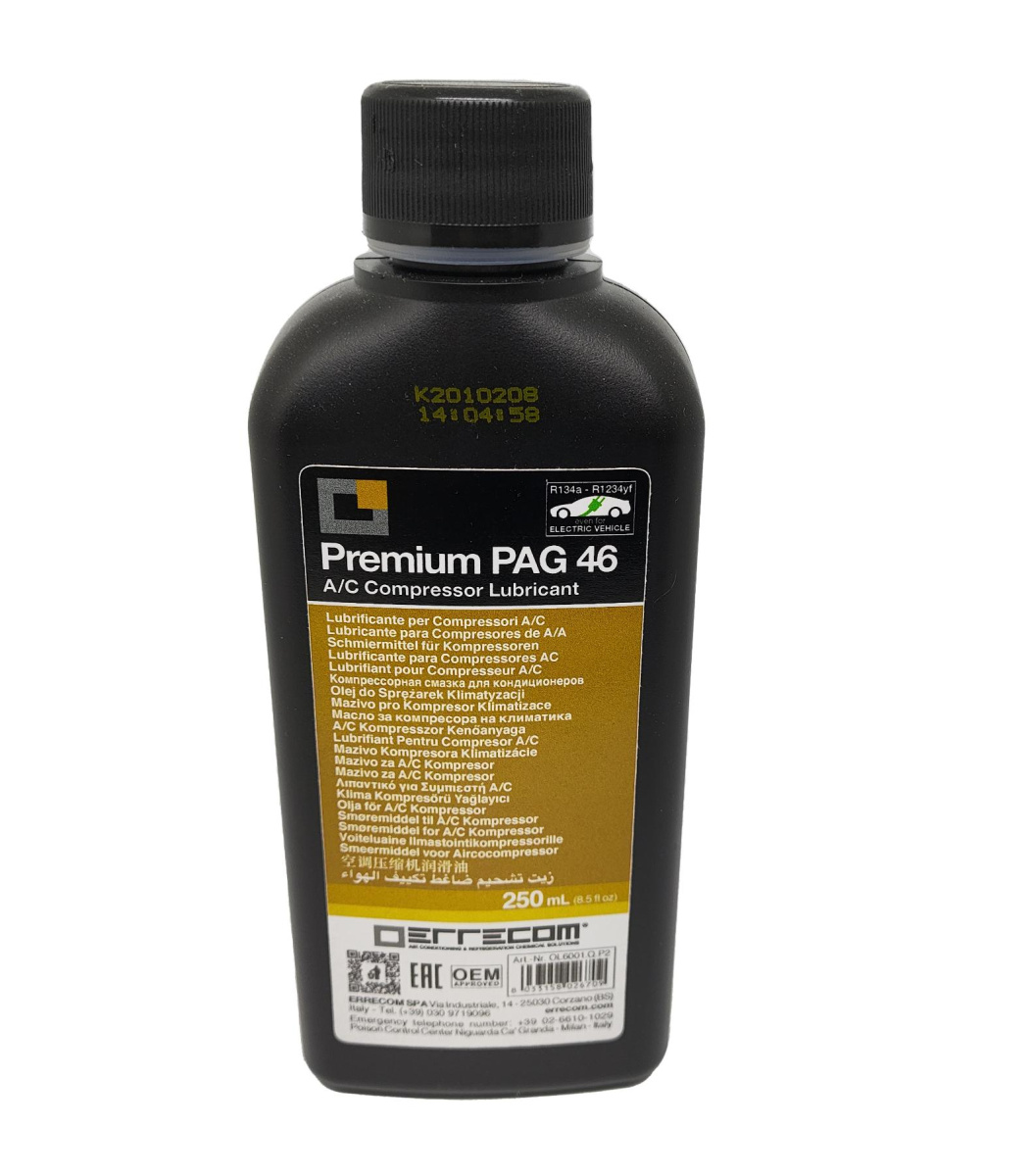 Масло компрессорное Errecom Premium PAG 46 (1 л), аналог ND-Oil 12, SP-A2 -  купить за 2 000 руб.